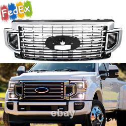 Pour Ford Super Duty F-250 F-350 F-450 2020-22 Grille de remorquage double flux d'air élevé