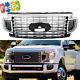 Pour Ford Super Duty F-250 F-350 F-450 2020-22 Grille De Remorquage Double Flux D'air élevé