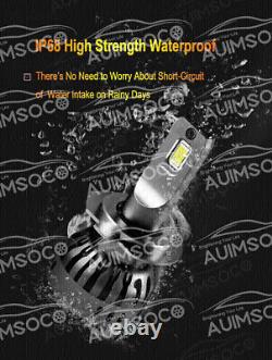 Pour Gmc Yukon 1500 Slt 2001-2005 6x Phares À Led Combo Ampoules À Faible Teneur En Fumée