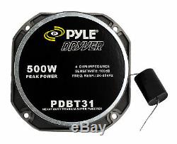 Pyle Pdbt31 1,5 2000w 4 Ohms Heavy Duty Titanium Super Car Audio Tweeters