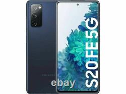 Samsung Galaxy S20 FE 5G SM-G781U 128 Go GSM Débloqué Cloud Navy Boîte Ouverte