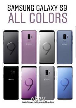 Samsung Galaxy S9 G960u Débloqué Verizon Straight Talk Mint Boost Total T-mobile