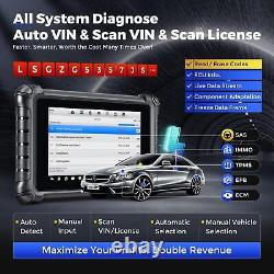 Scanner de diagnostic bidirectionnel Autel MaxiCOM MK906 PRO 2024 4+128G, Android 10