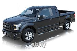 Série Raptor 4in OE marches en acier inoxydable Nerf Bars pour certaines Ford Crew Cab