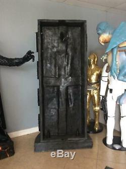 Star Wars Han Solo Carbonite Vie Taille Statue Avec Des Lumières Limited Edition Prop