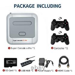 Super Console X Pro New Retro Mini Wifi 4k Hdmi Tv Video Game Console Ps1/n64/dc