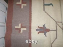 Super Indian Hand Knotted Gabbeh Dhurrie 8' X 10' Réf # P50593