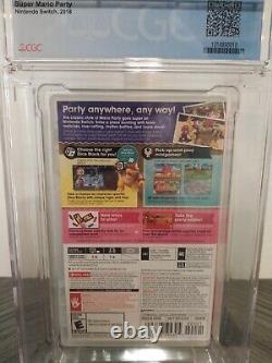 Super Mario Party Nouveau Scellé Évalué CGC 9.8 A+ Nintendo Switch