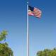 Super Tough Commercial Grade Sectional 20ft. Flagpole Satin Finition