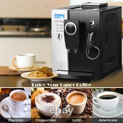 Super-automatic Espresso Machine Cappuccino Latte Maker 19 Bar Avec Mousse De Lait