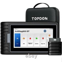 TOPDON ArtiDiag800BT OBD2 Scanner Code Reader Diagnostic Tool IMMO TPMS Kit <br/>
<br/>	TOPDON ArtiDiag800BT Outil de diagnostic de lecteur de code OBD2 avec IMMO TPMS Kit