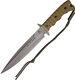 Tops 13 Wild Pig Hunter Fixed Blade Rocky Mountain Green Handle Couteau Wph07