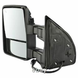 Towing Side View Mirror Power Folding Heated Smoked Signal Memory Left For Ford