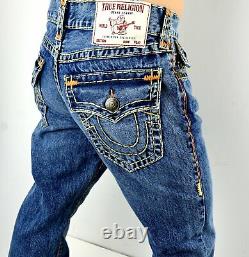 Vrai Religion Geno Medium Wash Homme Super T Relaxed Slim Jeans 105156