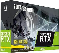 Zotac Gaming Geforce Rtx 2060 6 Go Gddr6 Super Compact Zt-t20600k-10m Graphiques